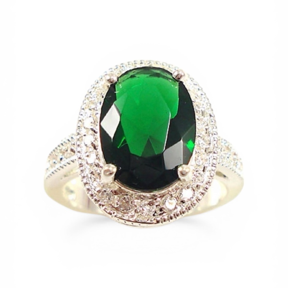 Beautiful Cubic Zirconia Rings 925 Sterling Silver